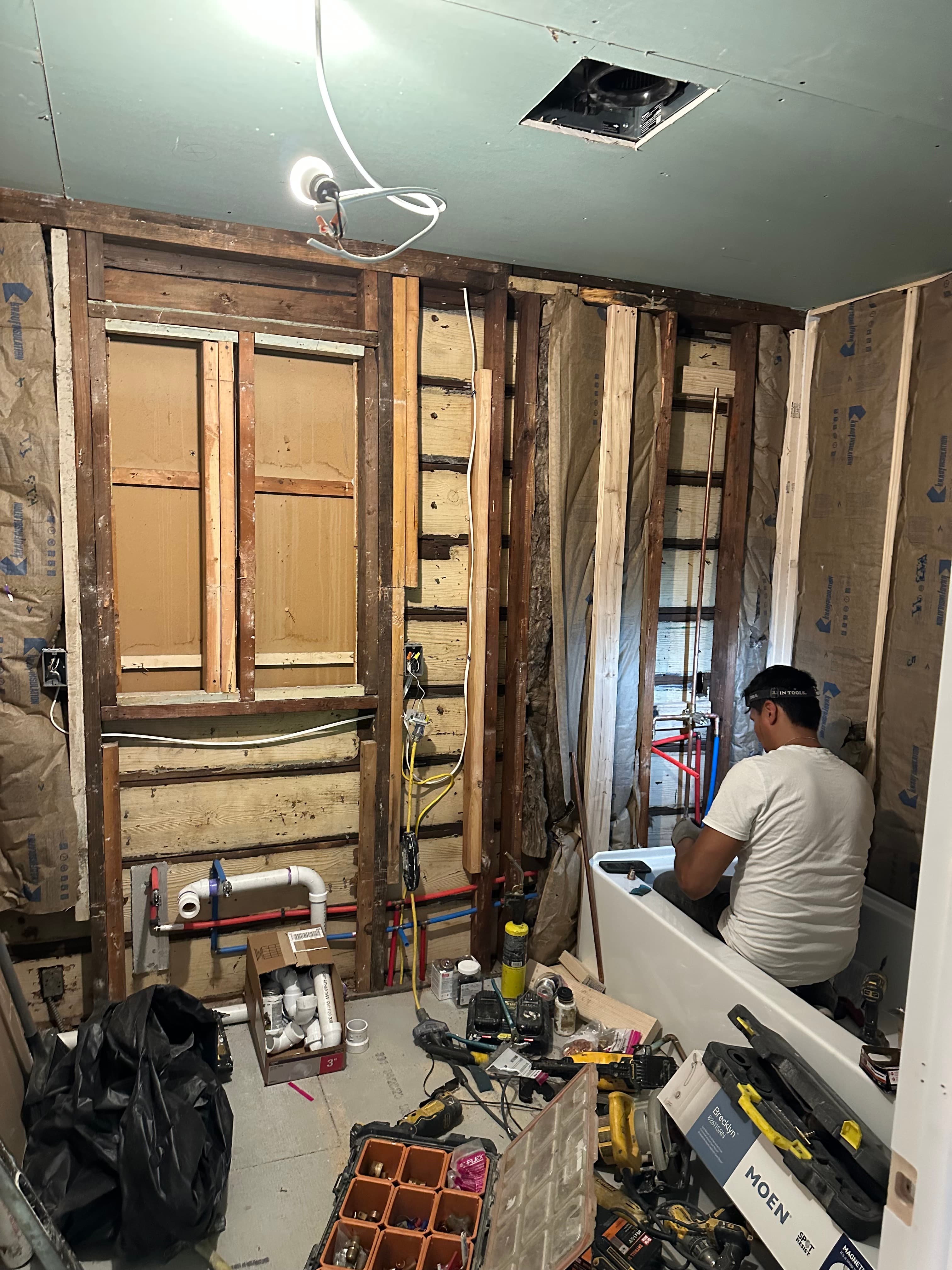 Bath Remodel before — Queens, NY