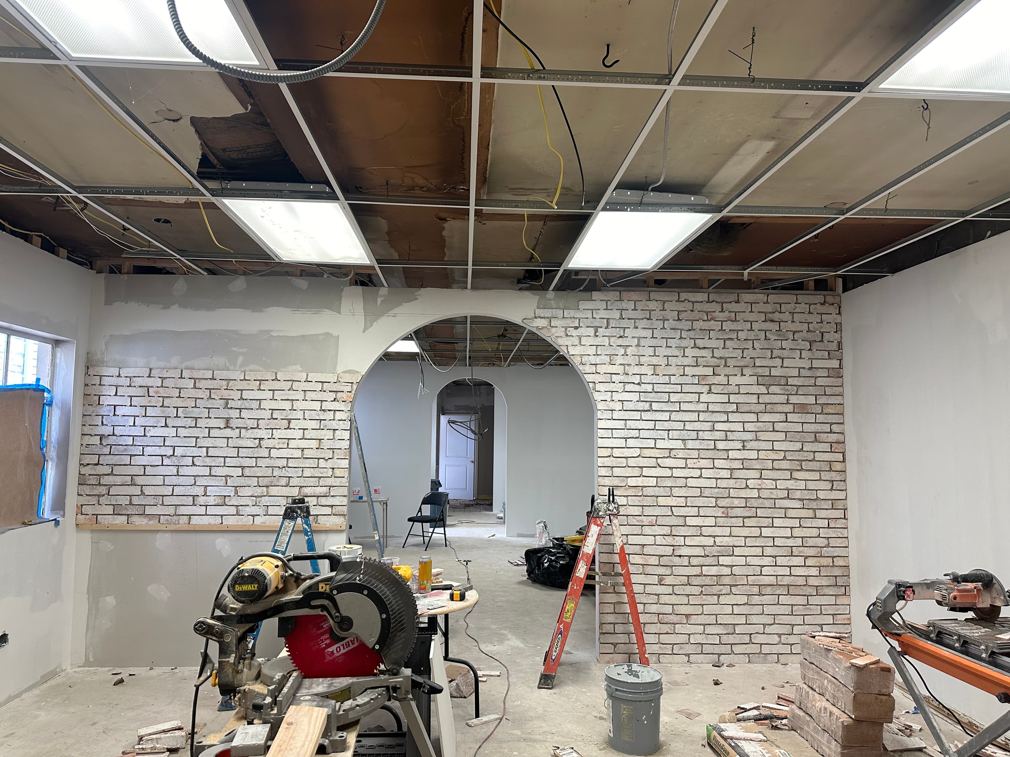 Flooring before renovation in Manhattan, NY — R&F General Contract Corp