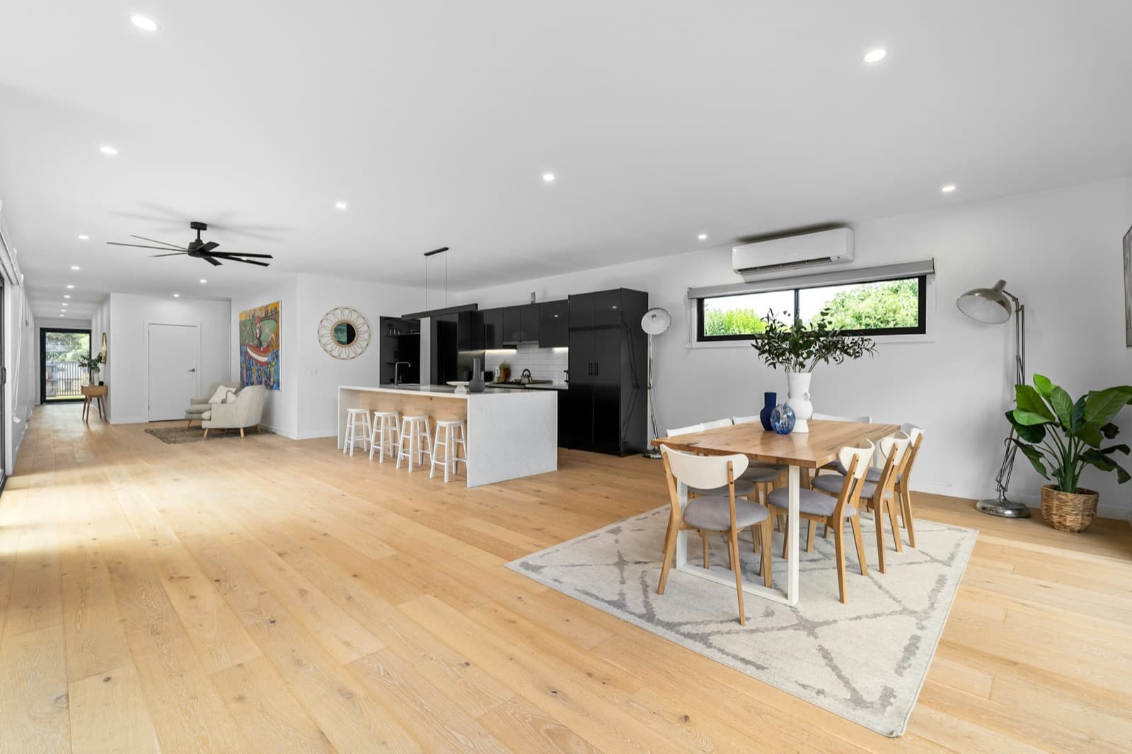 Open-concept whole-house renovation interior — what a $400K Jericho gut project produces